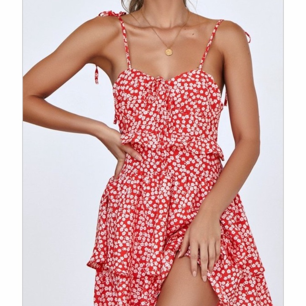 Billy J posey dress scarlet